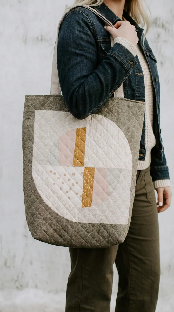 A Quilted Tote, Pieced From Scraps