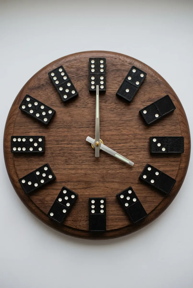 A Domino Wall Clock
