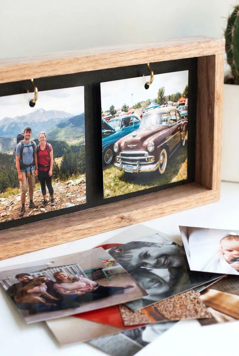 A Grid of Printed Photos